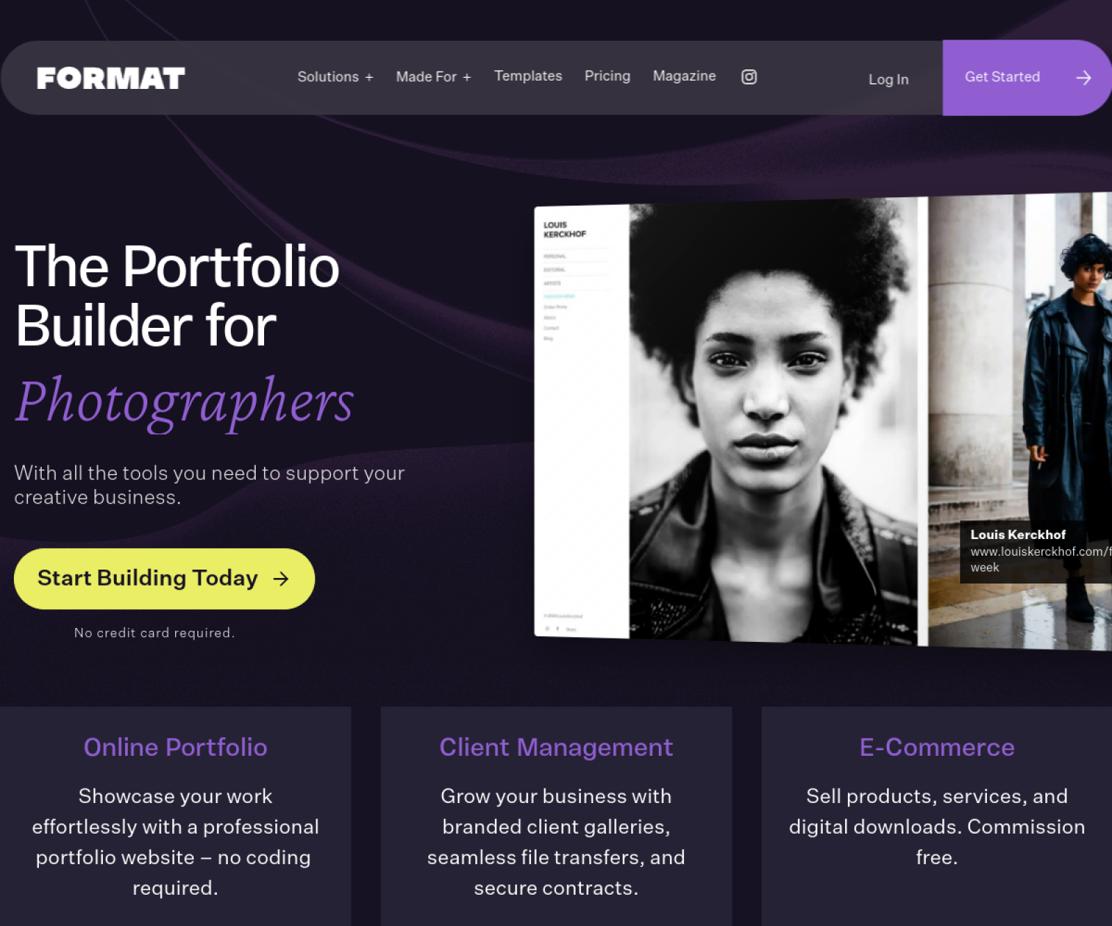 Format website preview