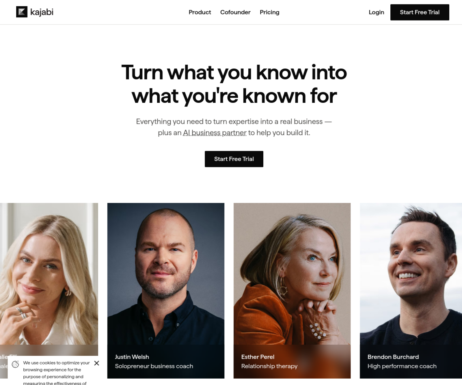 Kajabi website preview