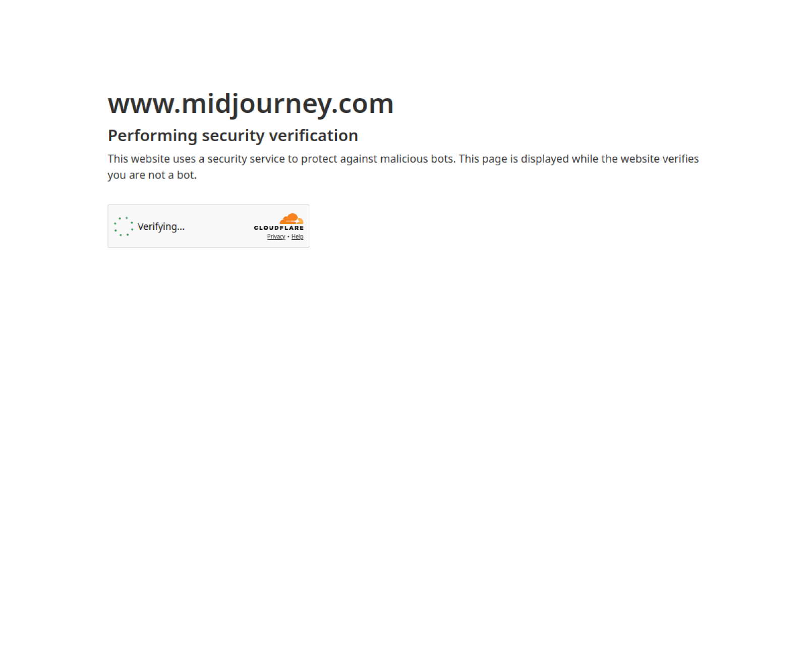 Midjourney website preview